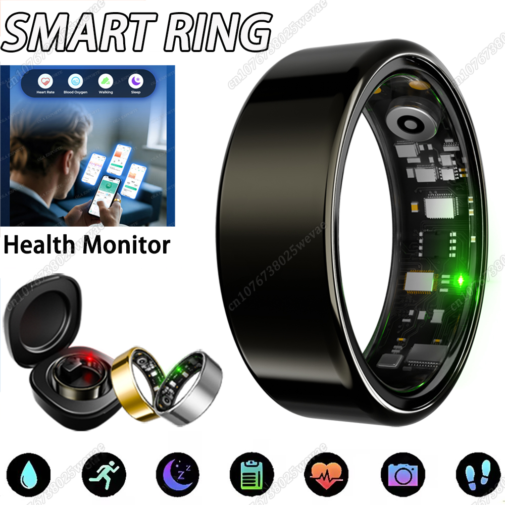 Blood Pressure Monitor - New Smart Ring 2025 Bluetooth Call