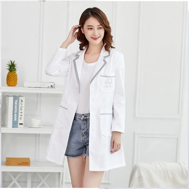 Medical Lab Coats - Custom Logo Beauty Uniform Beautician Skin