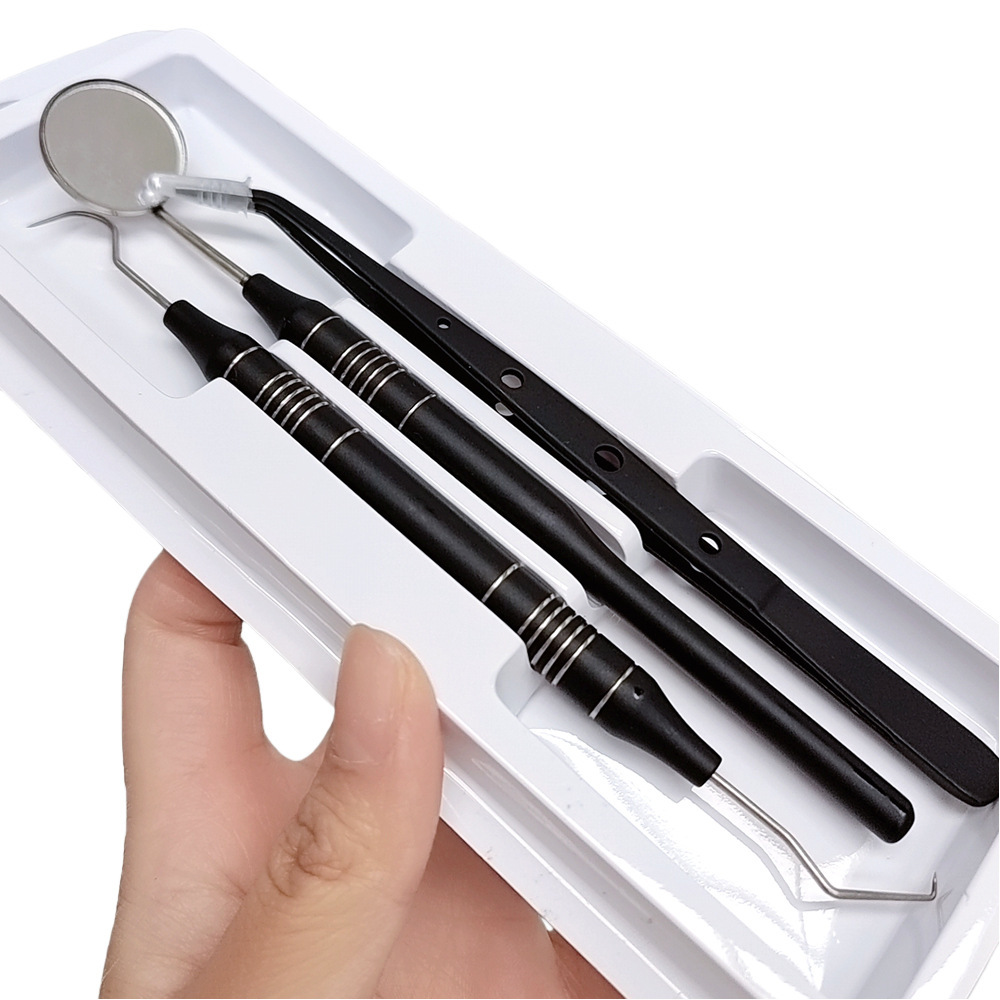 Dental Black & Gold 3Pcs Stain - Dental Mirror Probe recensie en prijs