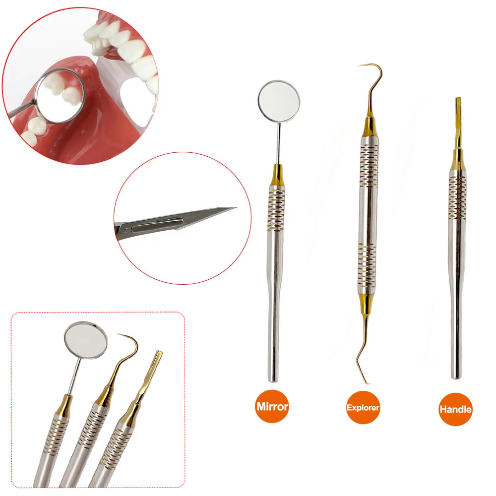Premium Stainless Steel Dental - Dental Mirror Probe recensie en prijs