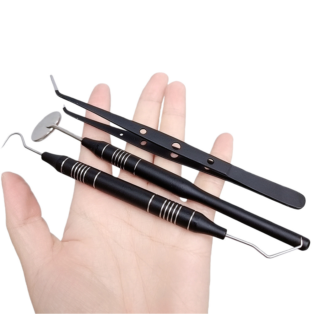 Dental Black & Gold Stainless  - Dental Mirror Probe recensie en prijs