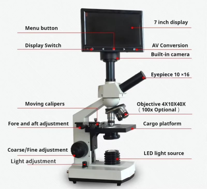 WEIAI 7 inches Digital Microsc - Digital Microscope recensie en prijs
