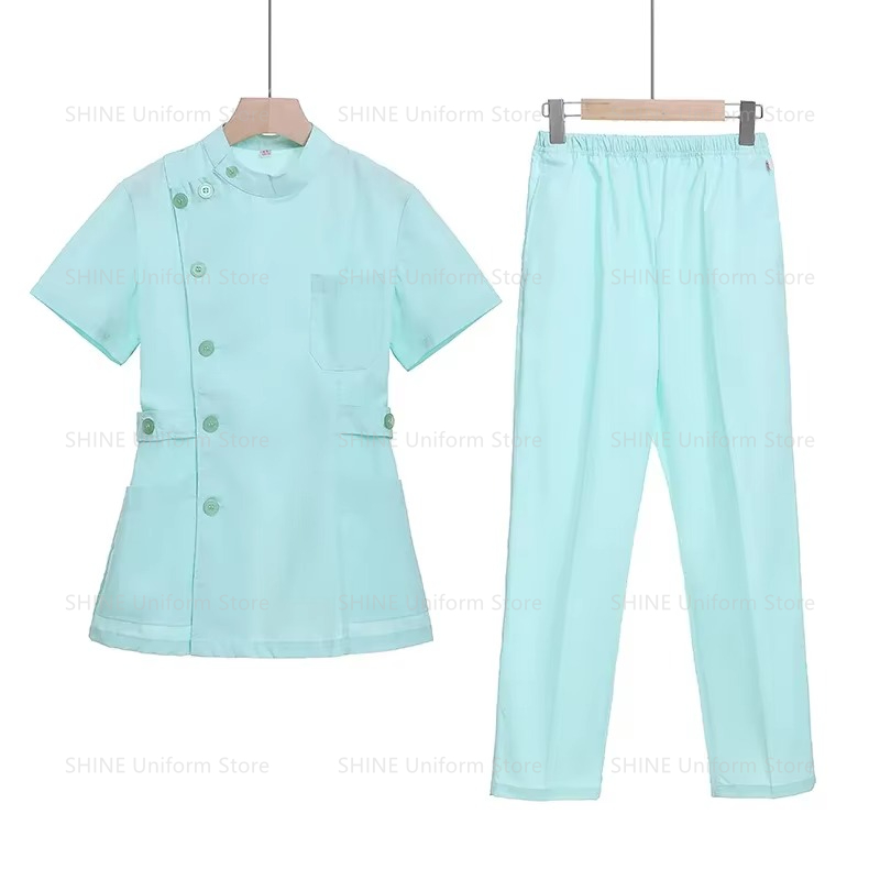 Pink Short Scrubs Set Nurse Do - Medical Lab Coats recensie en prijs