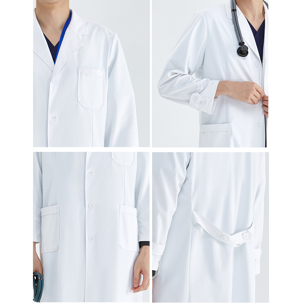 White Lab Coat for Doctor TOOT - Medical Lab Coats recensie en prijs