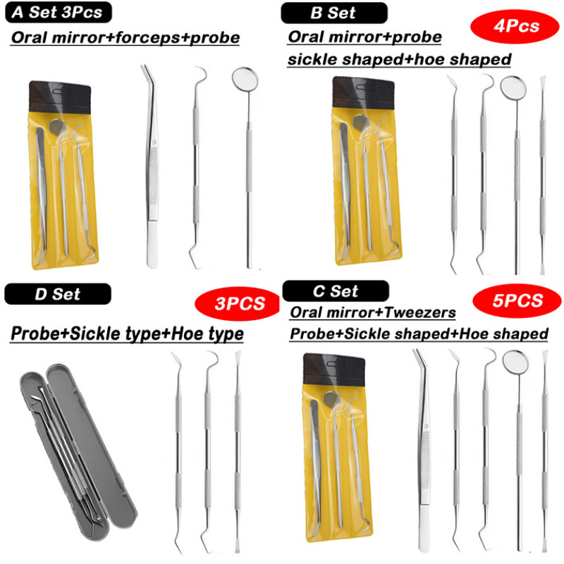 1Set Dental Mouth Mirror Tweez - Dental Mirror Probe recensie en prijs