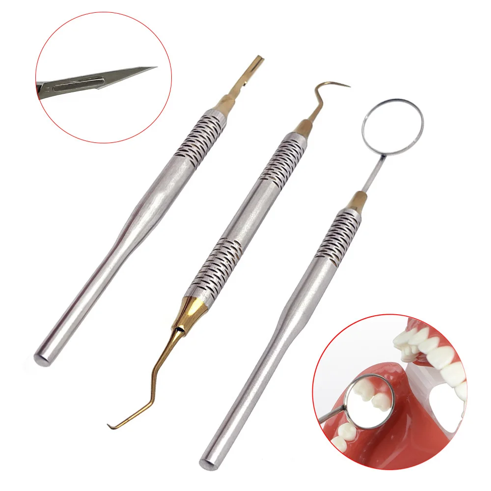 1Pc Stainless Steel Dental Mou - Dental Mirror Probe recensie en prijs