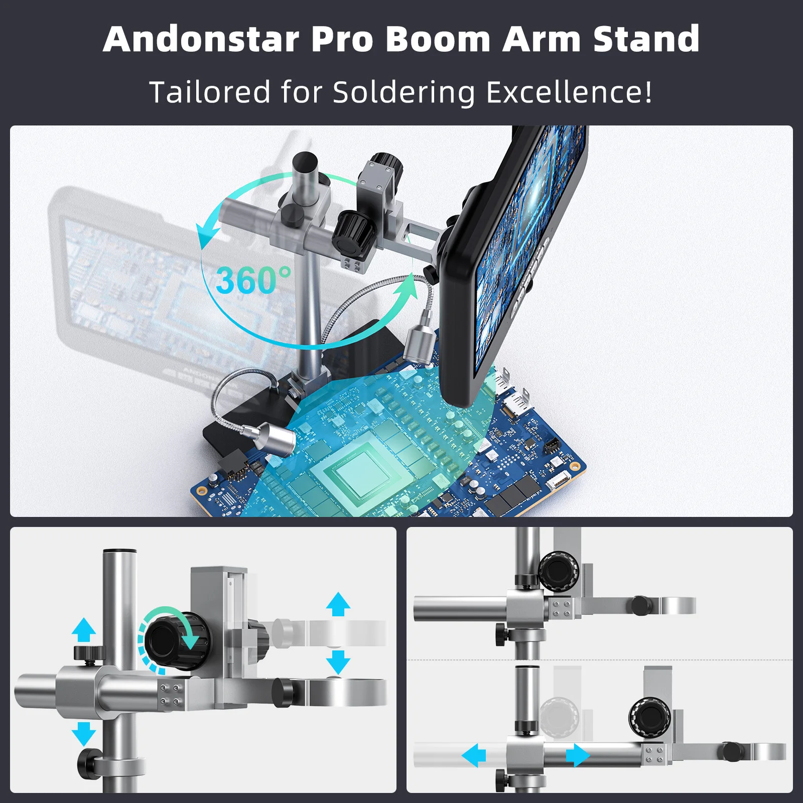 Andonstar AD210S-Pro 4K 60FPS  - Digital Microscope recensie en prijs