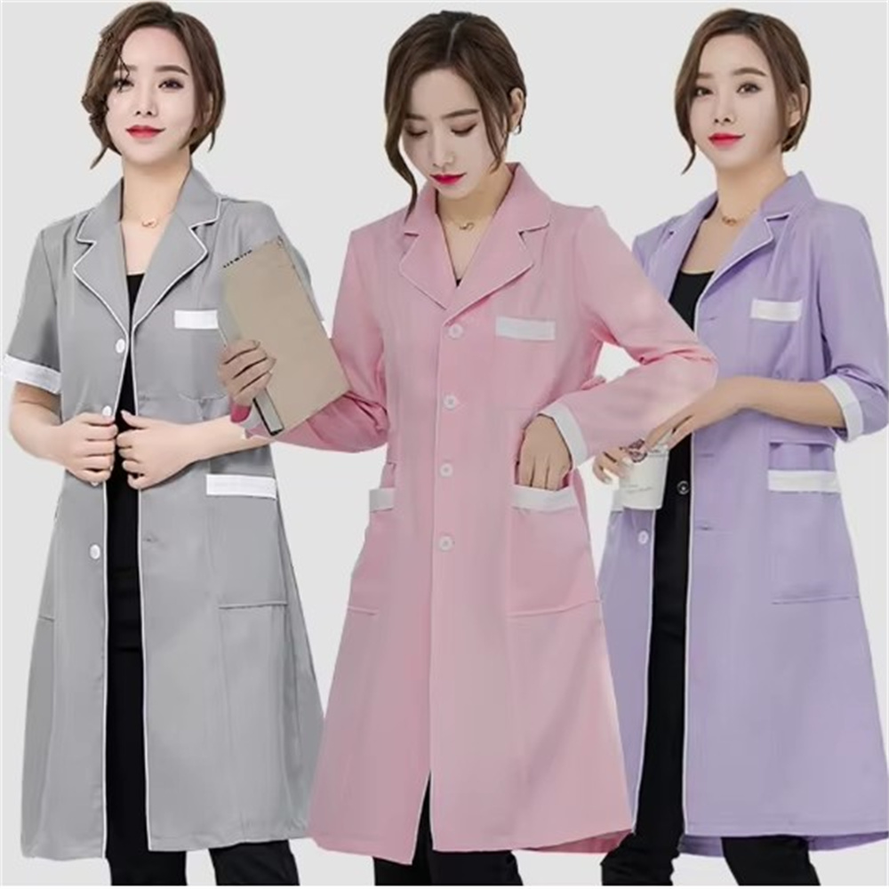 High grade gray solid color sl - Medical Lab Coats recensie en prijs