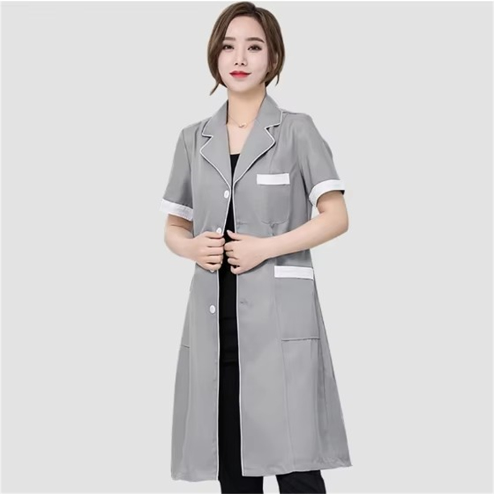 High grade gray solid color sl - Medical Lab Coats recensie en prijs