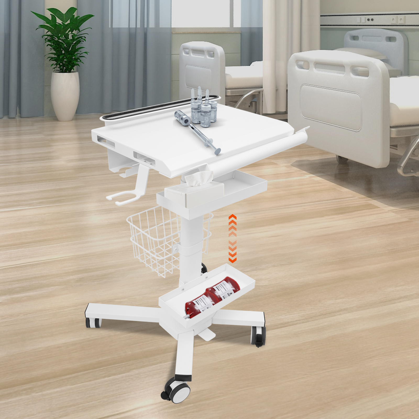 Medical Cart, Spacious Work Ta - Medical Lab Officer recensie en prijs