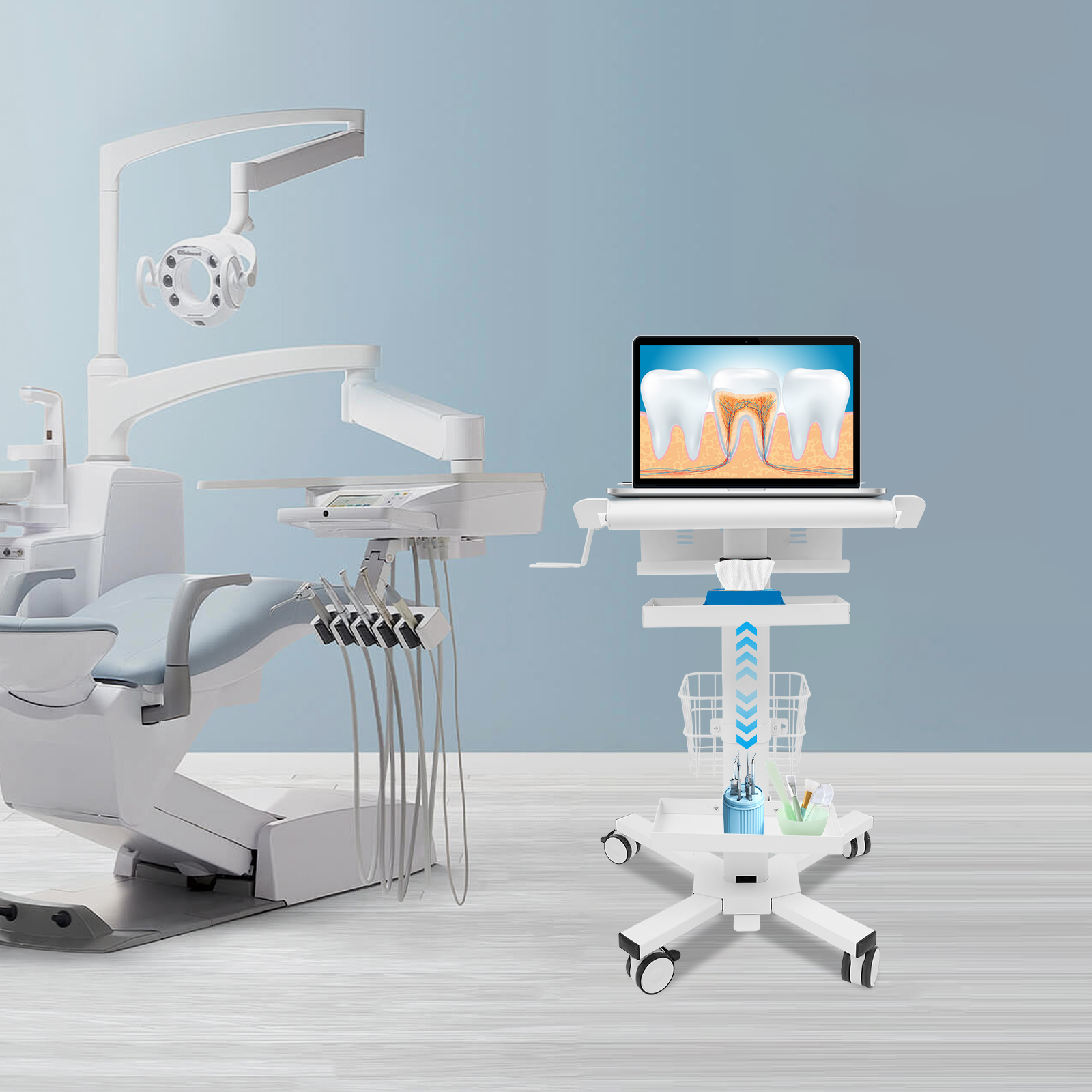 Medical Cart, Spacious Work Ta - Medical Lab Officer recensie en prijs