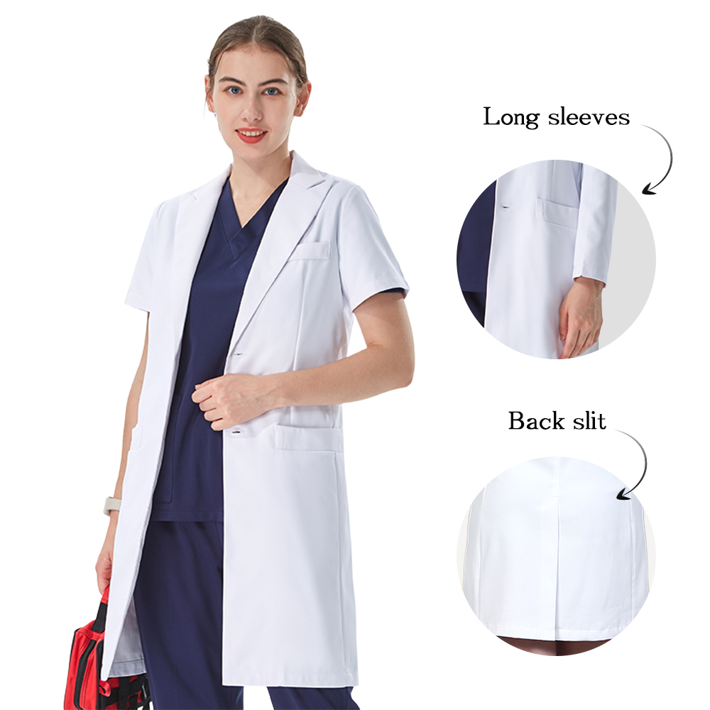 Thoughtful Lapel Collar White  - Medical Lab Coats recensie en prijs