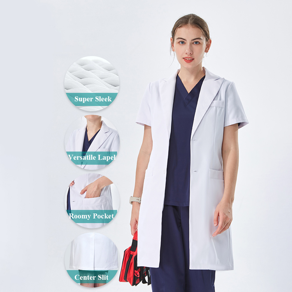 Thoughtful Lapel Collar White  - Medical Lab Coats recensie en prijs