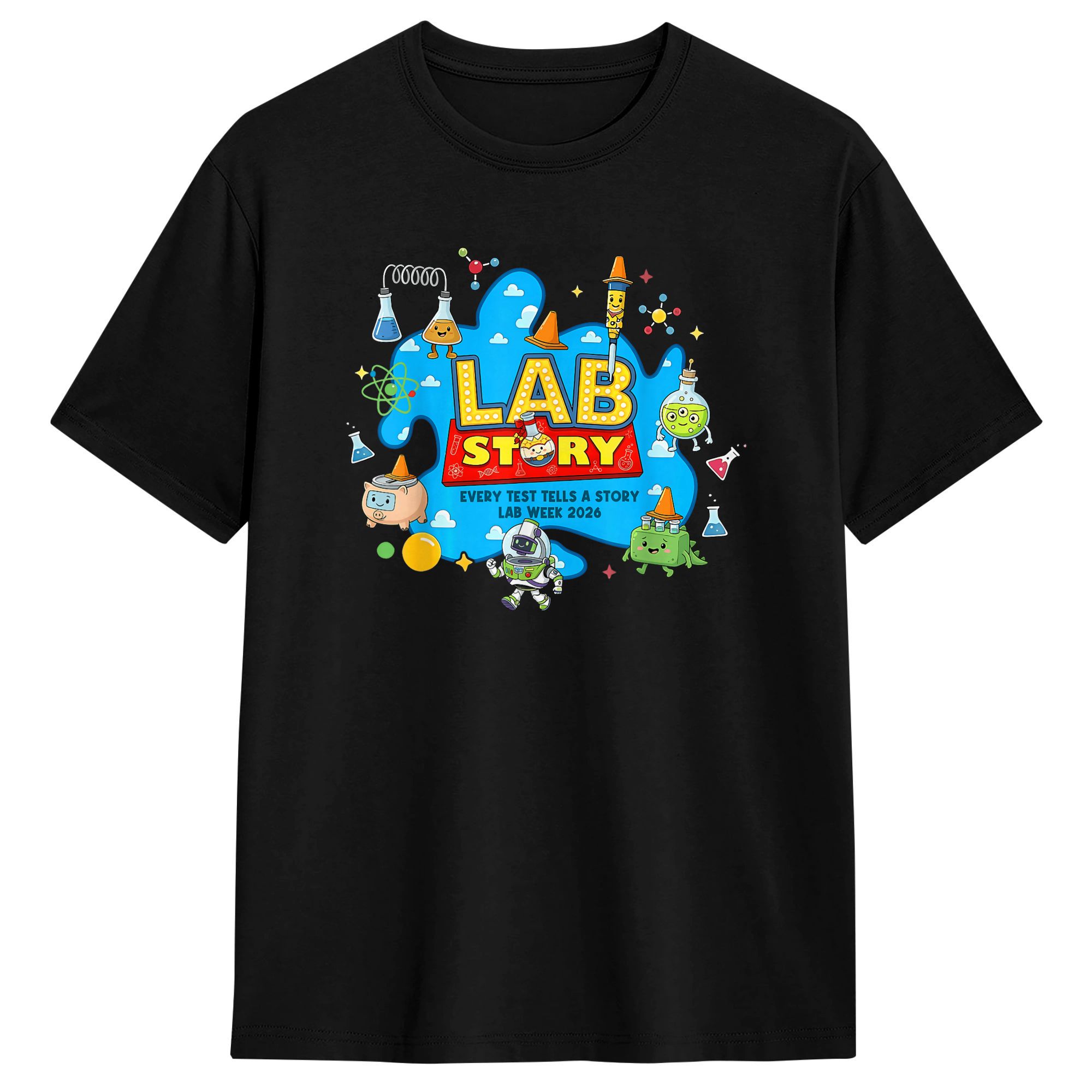 Mens T-Shirt Lab Story Lab Wee - Medical Lab Technician recensie en prijs
