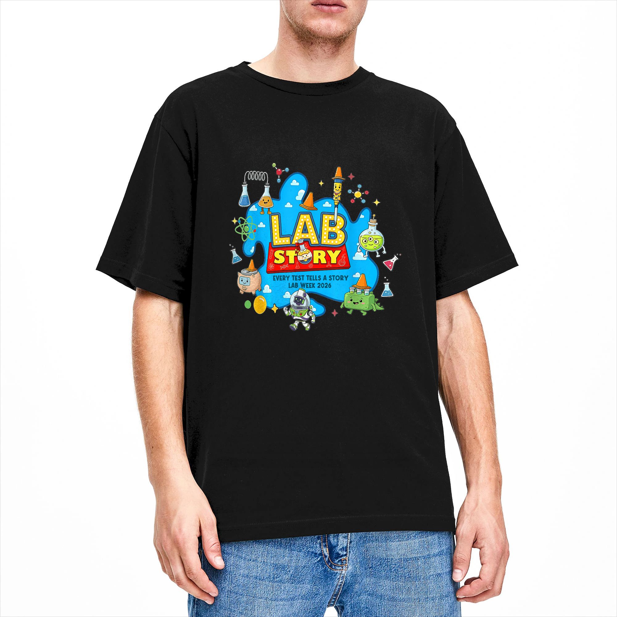 Mens T-Shirt Lab Story Lab Wee - Medical Lab Technician recensie en prijs