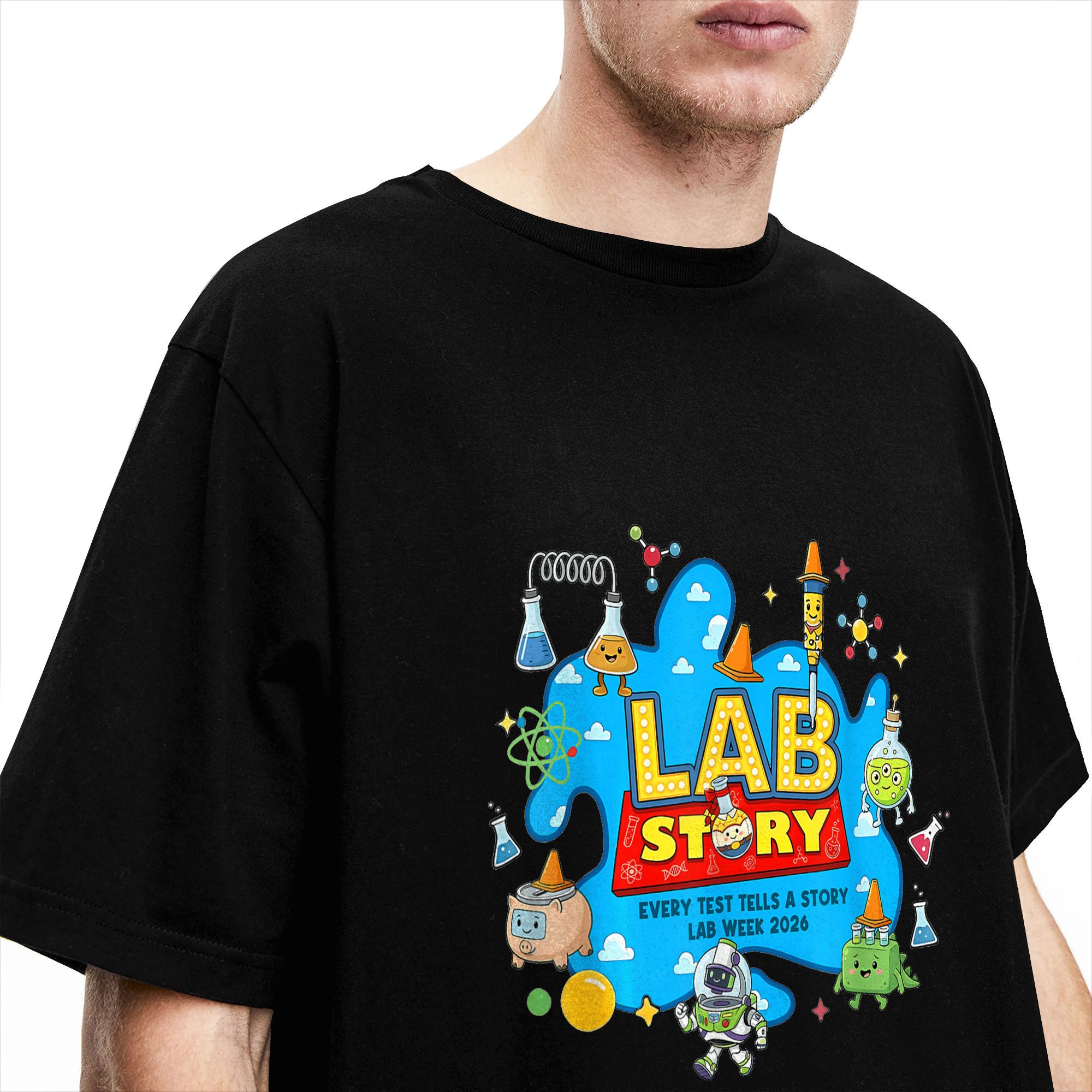Mens T-Shirt Lab Story Lab Wee - Medical Lab Technician recensie en prijs