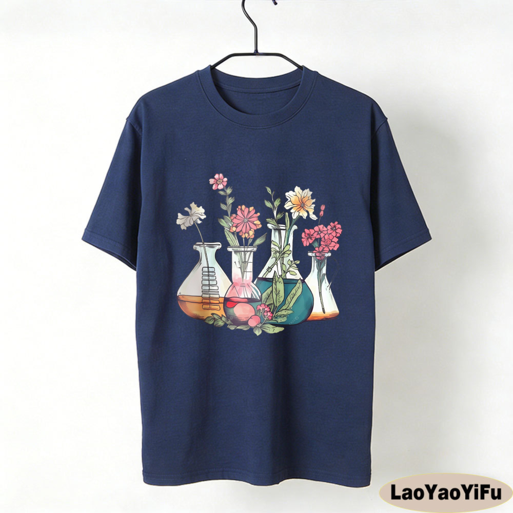 Floral Beakers Chemistry Lab S - Medical Lab Officer recensie en prijs