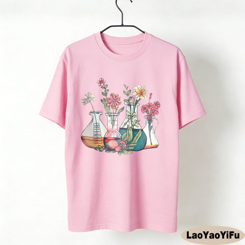 Floral Beakers Chemistry Lab S - Medical Lab Officer recensie en prijs