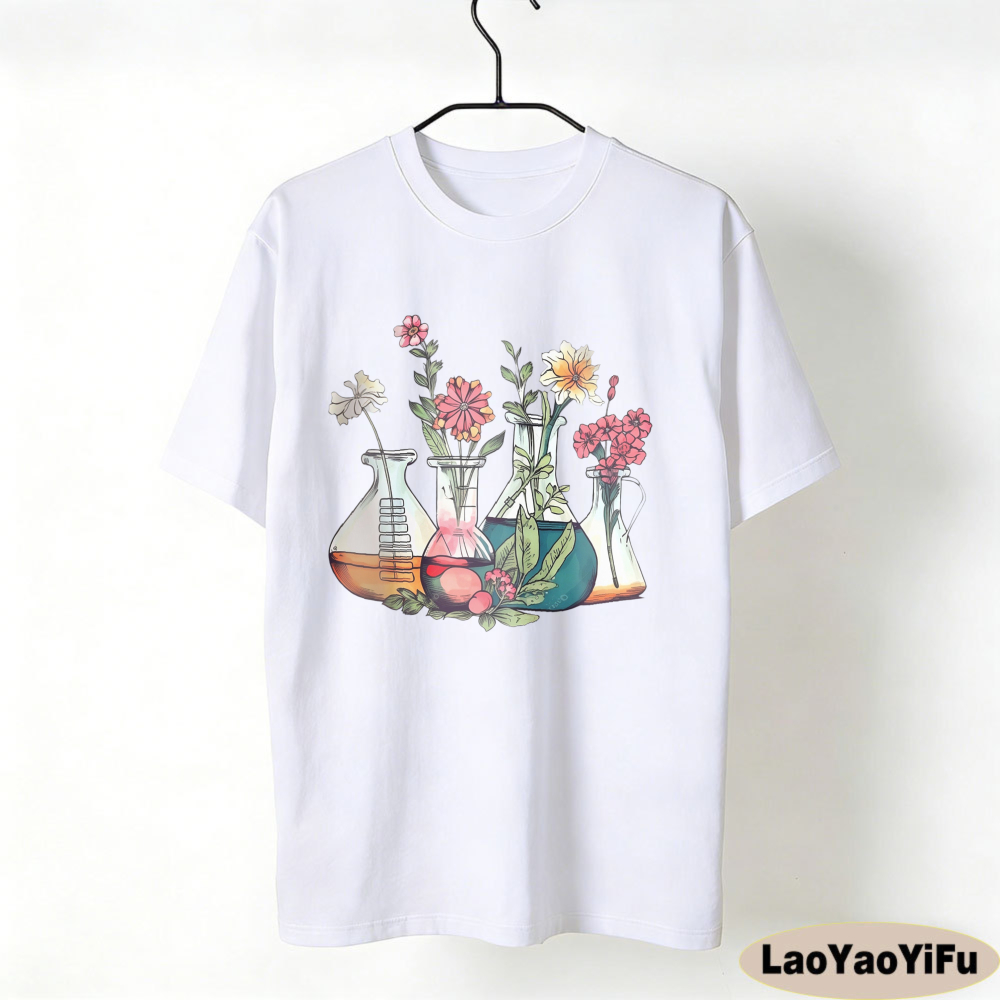 Floral Beakers Chemistry Lab S - Medical Lab Officer recensie en prijs