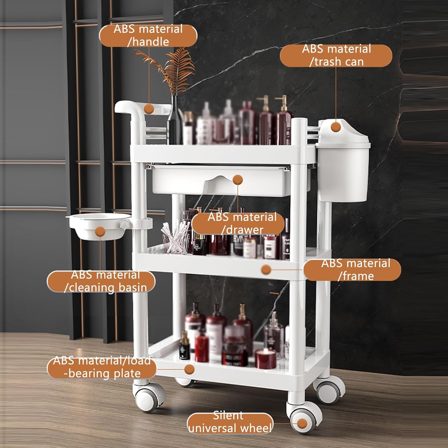 3-Tier Medical Utility Cart Wi - Medical Lab Officer recensie en prijs