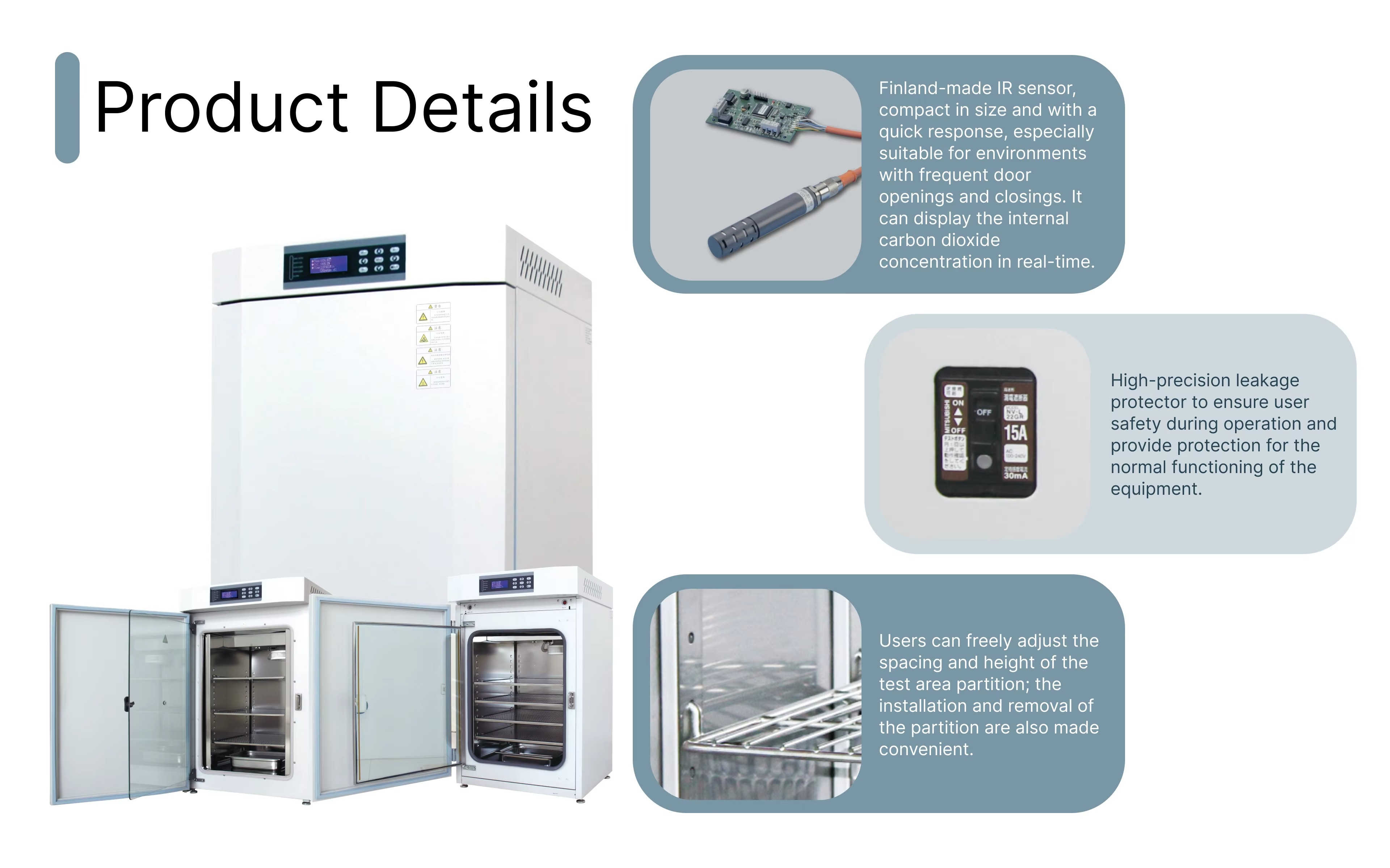 High-end Direct Heating Tri-Ga - Lab Incubator recensie en prijs